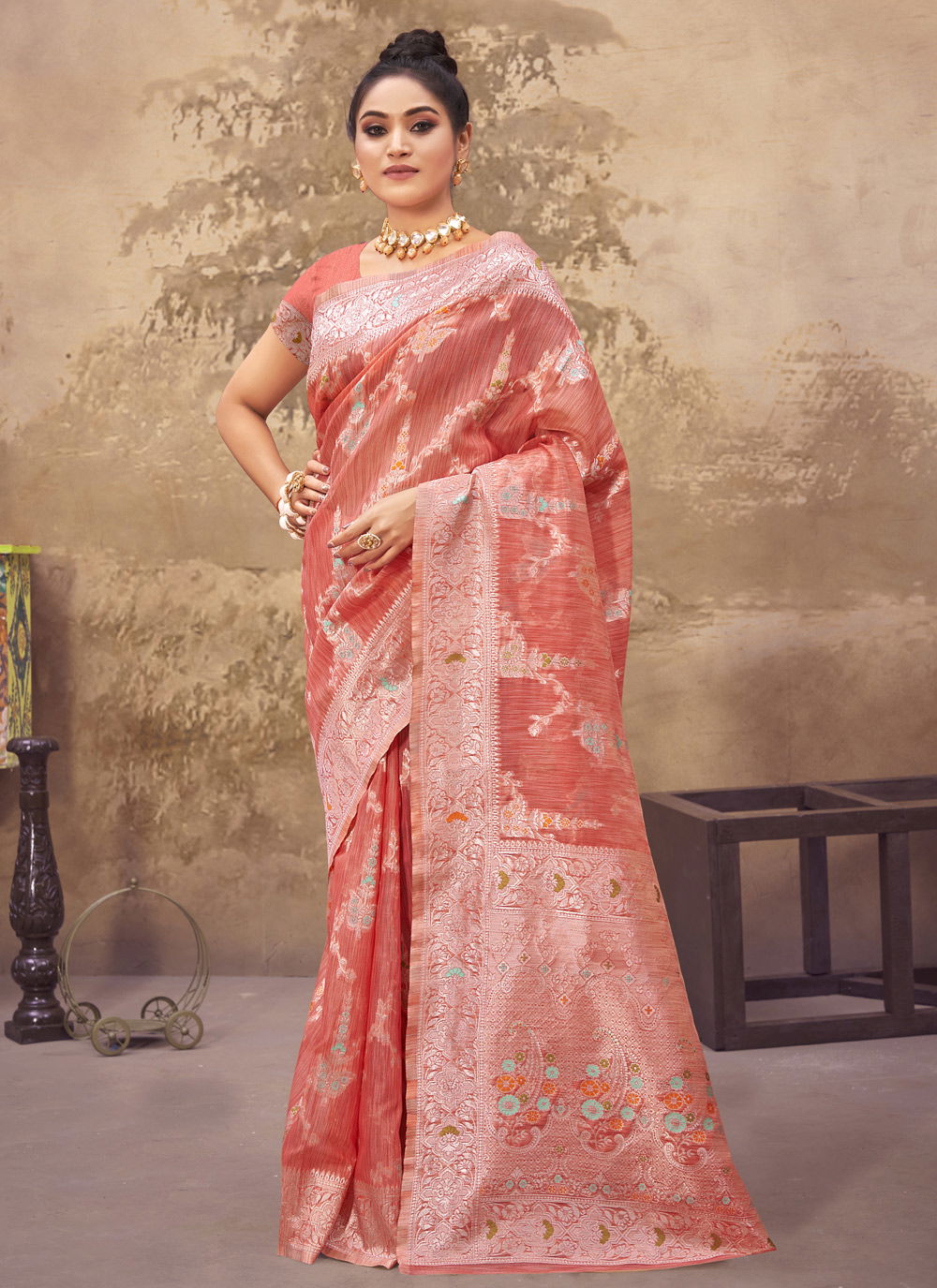 Sangam Shipra Festive Wear Wholesale Cotton Silk Saree Catalog